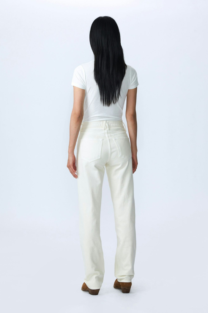 SLVRLAKE Cream Sophie Long Jean