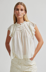 Second Female Cashmere Blue Gaya Top
