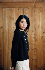 Francie Black Heirloom Cardigan
