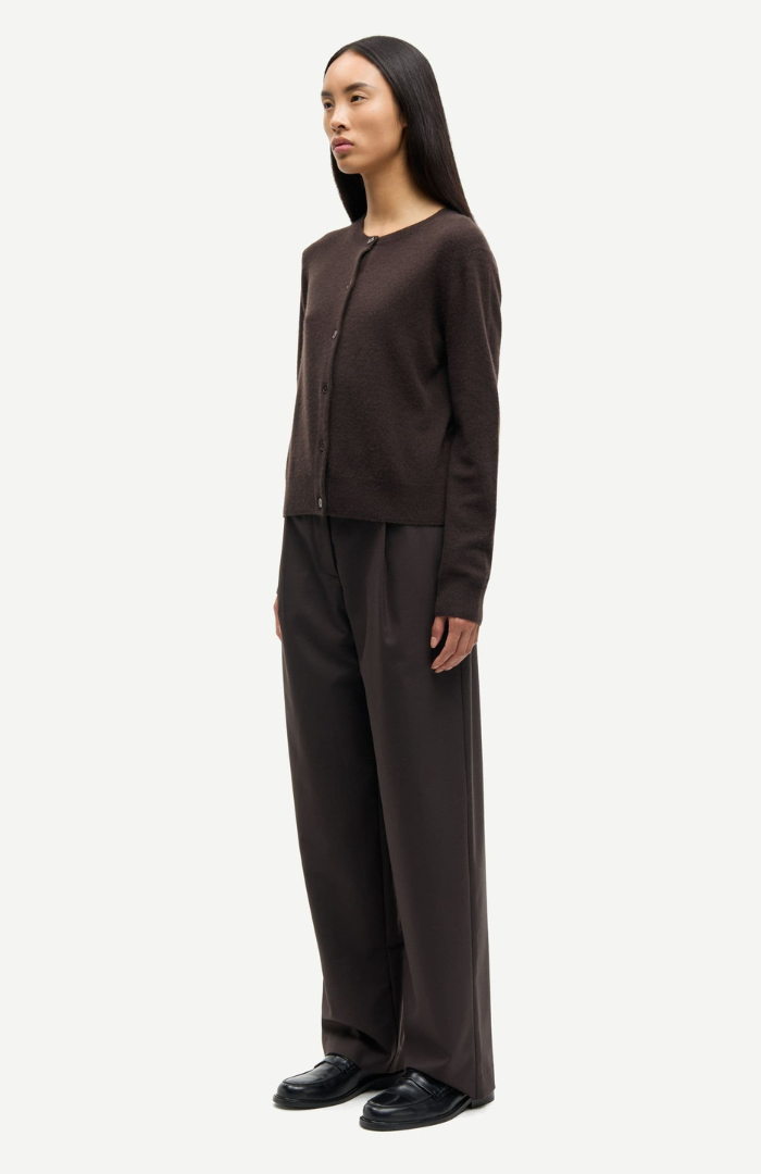 Samsøe Samsøe Black Coffee Saboston Cardigan