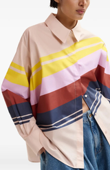 Essentiel Antwerp Patriot Blue Boxy Shirt
