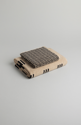 Baina Sand & Noir Torrens Hand Towel