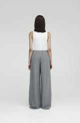 Rebe Grey Pull-On Trouser