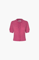 Samsøe Samsøe Red Violet Salora SS Cardigan