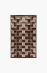 Baina Mudbrick + Cream Saroma Bath Mat