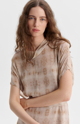 Morrison Print Lucille Tie Dress