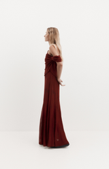 Harris Tapper Burgundy Lucille Dress