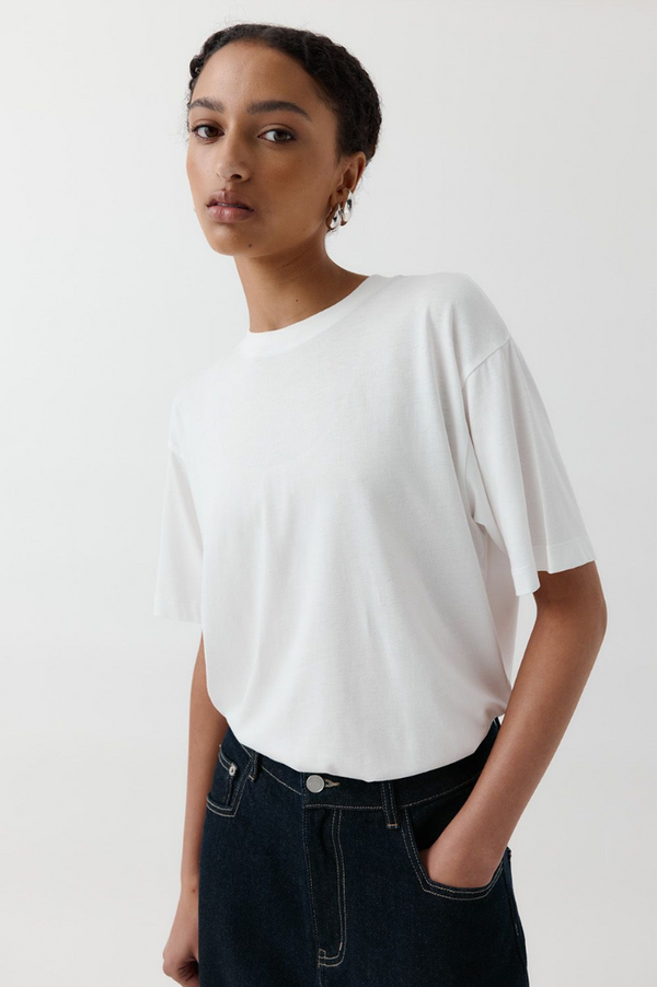 REBE White Classic Tee