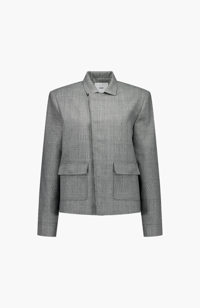 Rebe Houndstooth Bianca Jacket