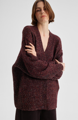 Morrison Boysenberry Zoe Knit Cardigan