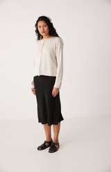 Francie Ivory Doll's Cardigan + Trimmed Doll's Cardigan
