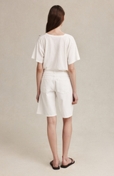 Marle Blanc Cross Stitch Jean Short