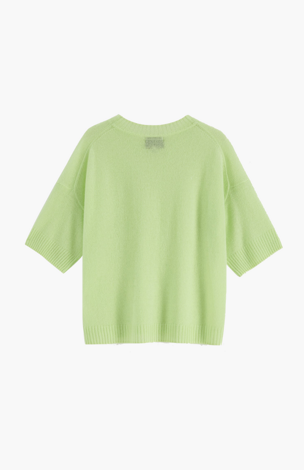 Aleger Pistachio N.2273 Cashmere Featherweight Top
