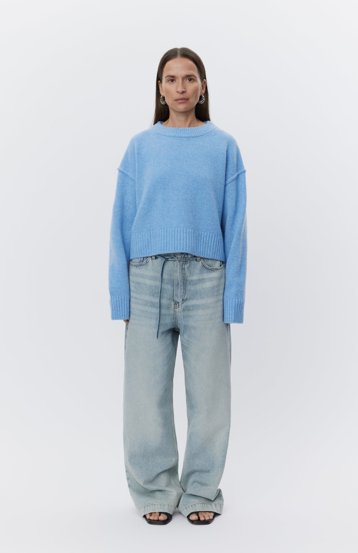DAY Blue Melange Pullover