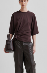 Second Female Chocolate Plum Missouri Tee