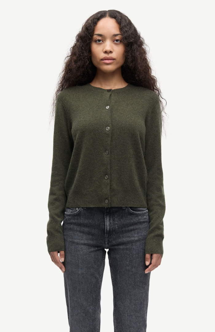 Samsøe Samsøe Dark Evergreen Saboston Cardigan