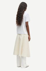 Samsoe Samsoe White Poppy Sacamino SS T-Shirts