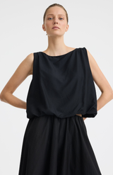 Morrison Black Celine Bubble Top