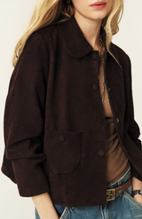 Ba&sh Milas Chocolate Blazer