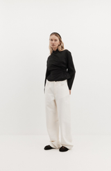 Harris Tapper Black Long Sleeve Chaimberlain Top
