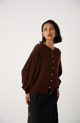 Francie Chestnut Anni Cardigan