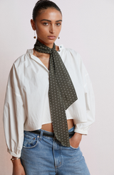 Mahsa Polka Dot Tank Neck Scarf