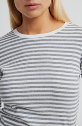Second Female Grey Alvilda O-Neck Tee