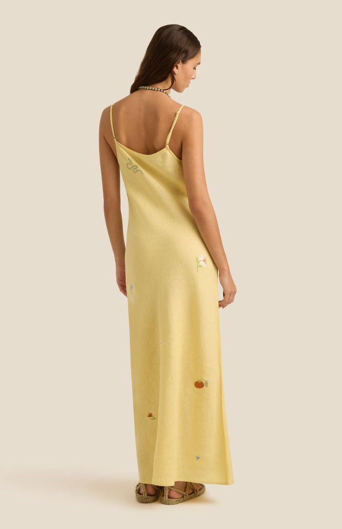 Soleil Soleil Charm Embroidery Lana Dress