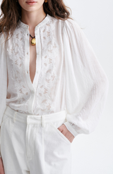 Vanessa Bruno Ecru Haldo Blouse