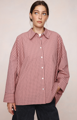Marle Rosewood Stripe Edie Shirt