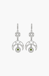 Zoe & Morgan Sterling Silver with Chrome Diopside Balance Earrings