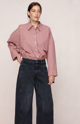 Marle Rosewood Stripe Edie Shirt
