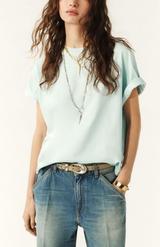 Ba&sh Blue Rosie T-Shirt