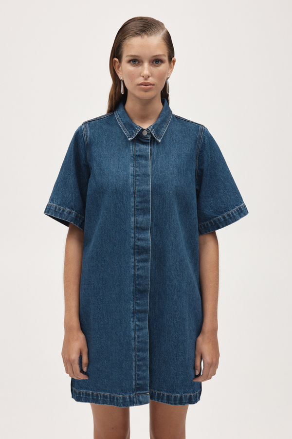 Marle Heritage Blue Darla Dress