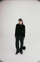 Harris Tapper Black Velvet Bardot Blazer