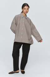 Marle Chocolate Stripe Edie Shirt