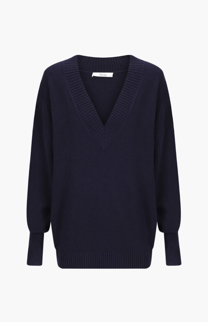 Morrison Navy Avon Pullover Knit