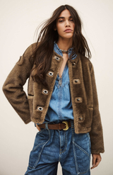 Ba&sh Basil Taupe Jacket