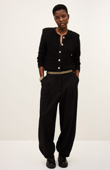 Ba&sh Noir Gaspard Cardigan