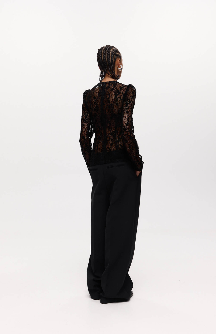 Harris Tapper Black Lace Helena Top