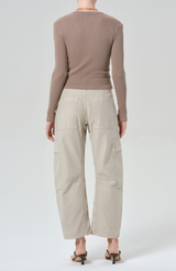 Citizens Of Humanity Burnished Quartz Marcelle Low Slug Cargo In Sateen