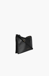 Deadly Ponies Black + Brass Midimese Crossbody Bag