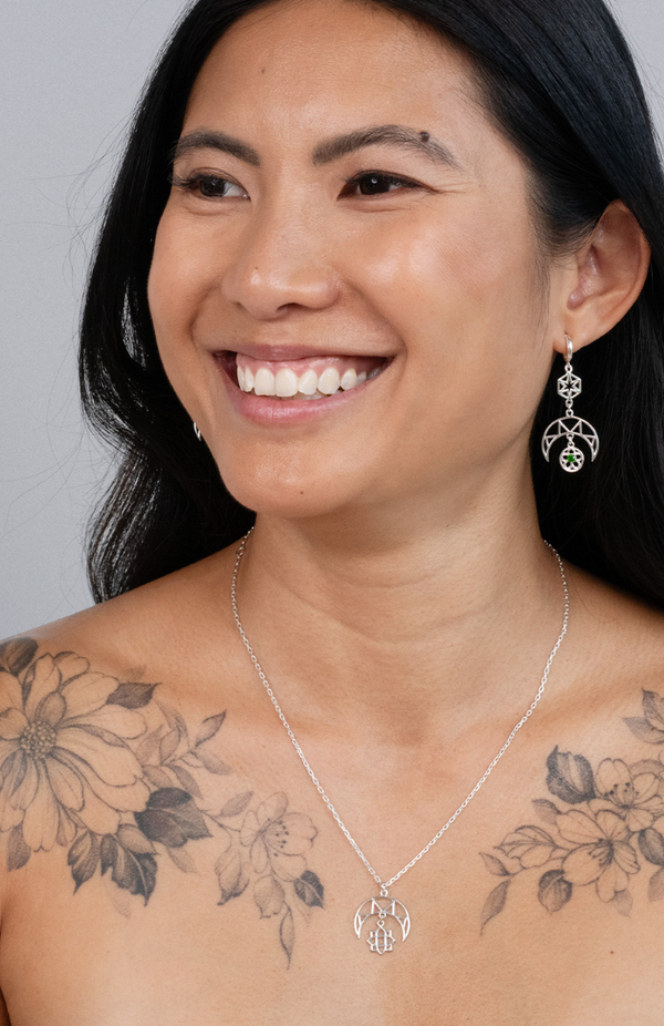 Zoe & Morgan Sterling Silver Balance Necklace