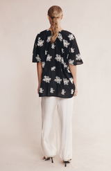 Marle Rice Flower Liberty Short Sleeve Shirt