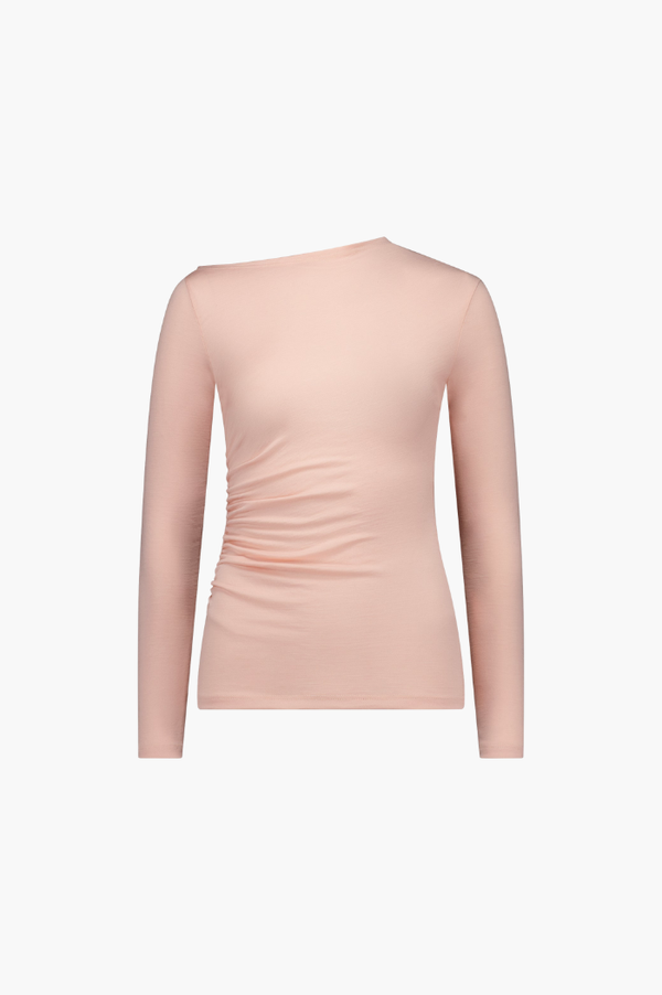 Caitlin Crisp Soft Pink Beau Merino Top