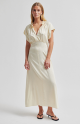 Second Female Alabaster Glea Shera Frill Dress
