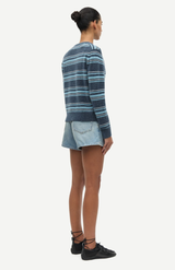 Samsøe Samsøe Blue Nor Short Cardigan
