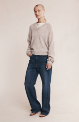 Marle Fleur Speckle Moss Sweater