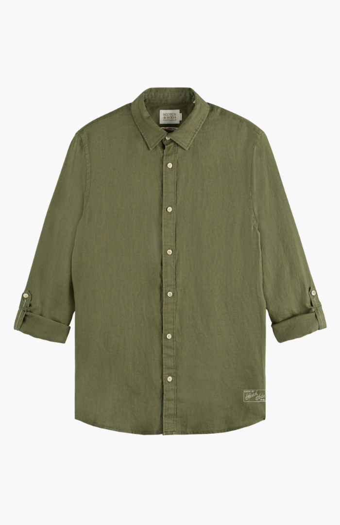 Scotch & Soda  Army Linen Shirt