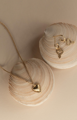 Mini Gypsy Heart Hoops & Mini Heart Ray Necklace Gift Set